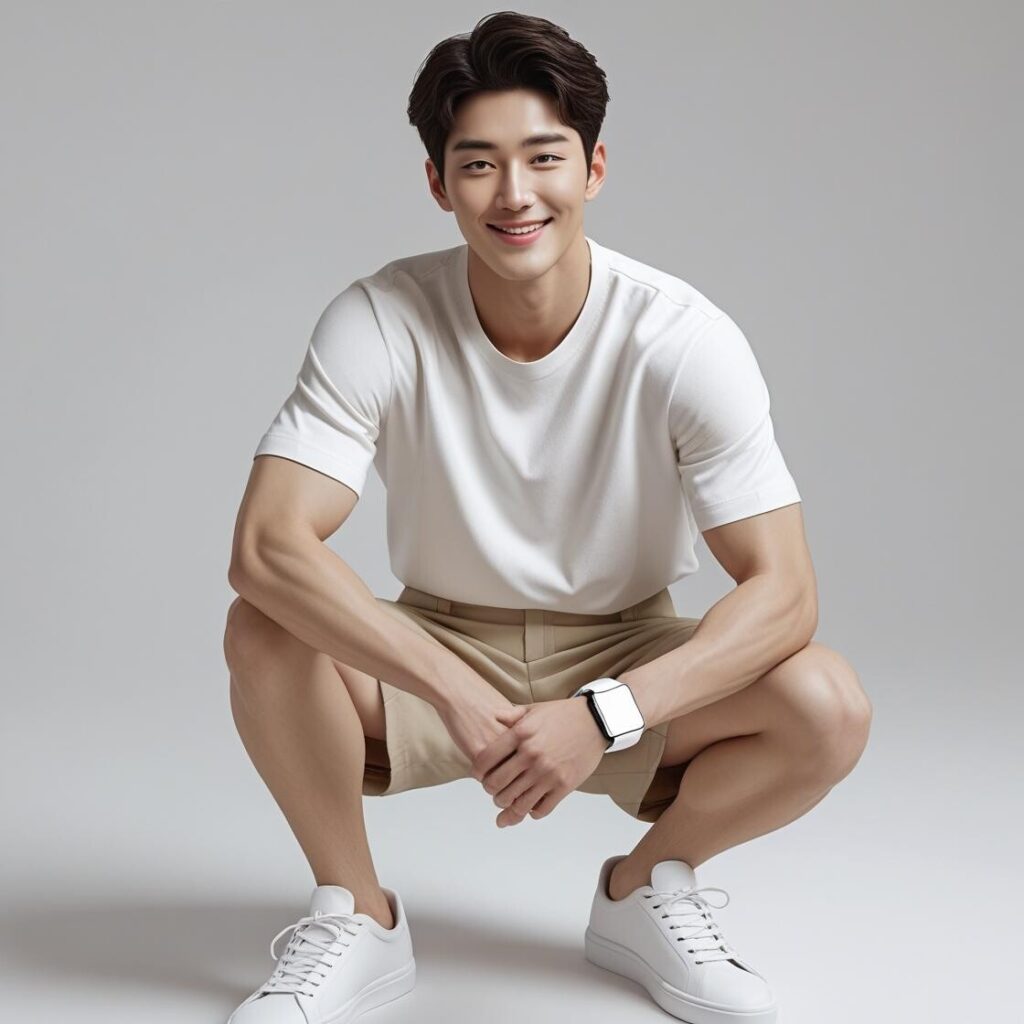 스타일 완성 아이템 시계를 차고 있는 남자 